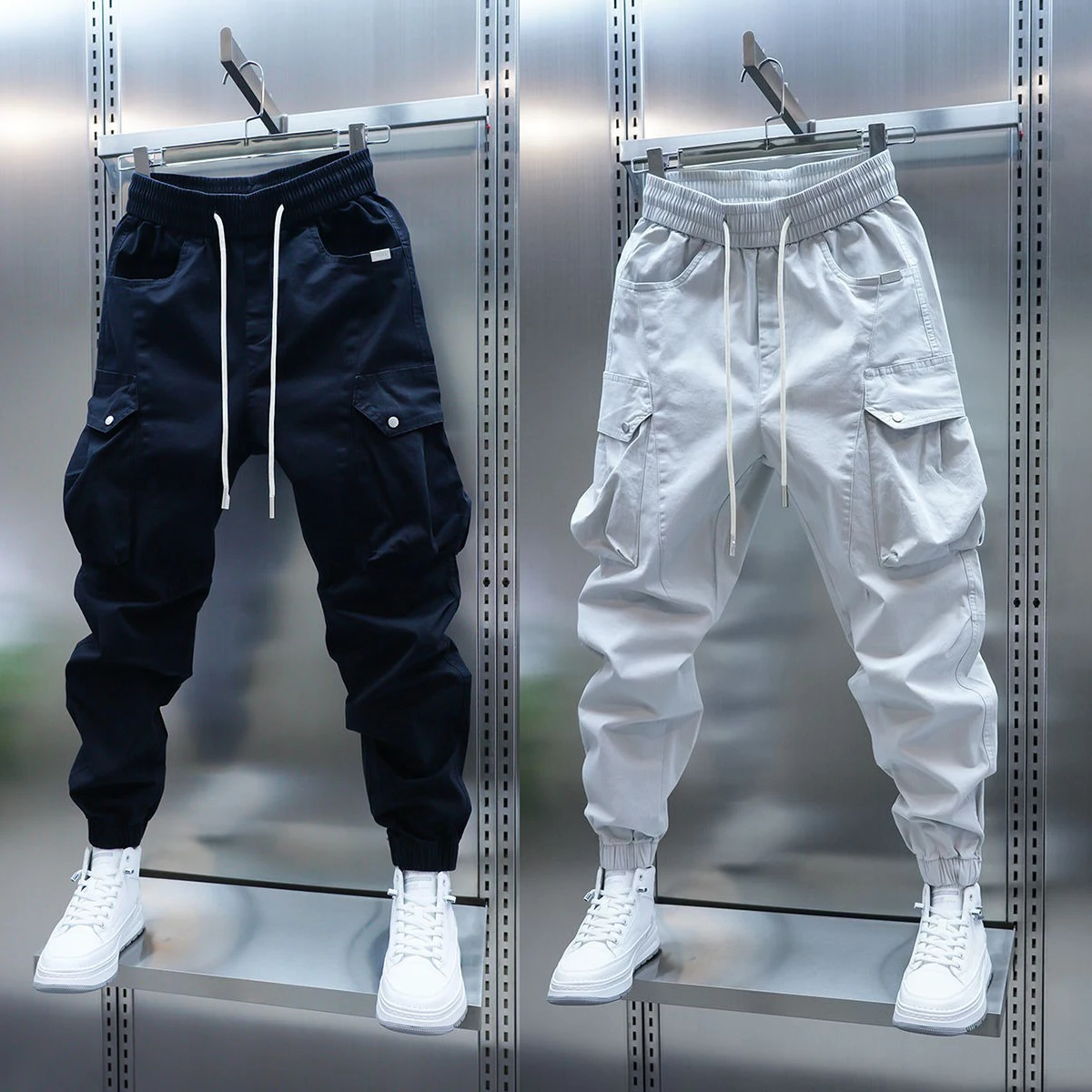 2025 New Men Joggers Autumn Sweatpants Spring Drawstring Casual Pants Workout Running Cotton Sports Trousers Men Clothing
2025 New Men Joggers Autumn Sweatpants Spring Drawstring Casual Pants Workout Running Cotton Sports Trousers Men Clothing