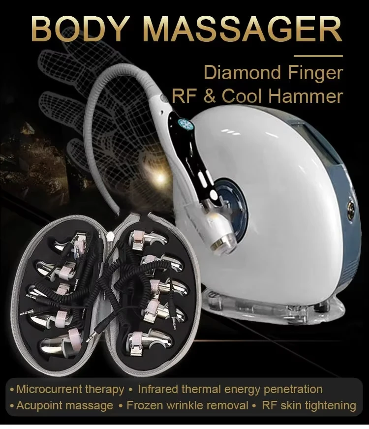 Portable Gold Finger Body Massager for Facial Stretching, Meridian Unblocking RF EMS Microcurrent Therapy...
Portable Gold Finger Body Massager for Facial Stretching, Meridian Unblocking RF EMS Microcurrent Therapy...