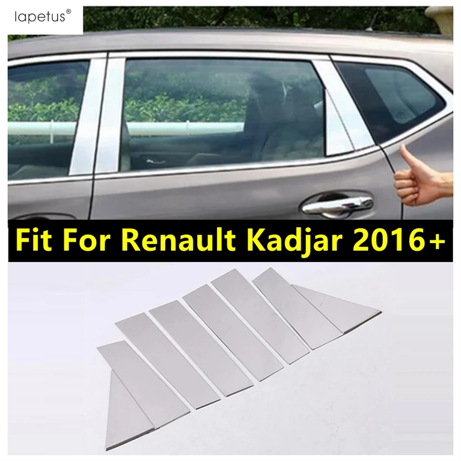 Car Window B C Pillar Sequins Decoration Panel Sticker Cover Trim Fit For Renault Kadjar 2016 - 2022 Stainless Steel Accessories
Car Window B C Pillar Sequins Decoration Panel Sticker Cover Trim Fit For Renault Kadjar 2016 - 2022 Stainless Steel Accessories