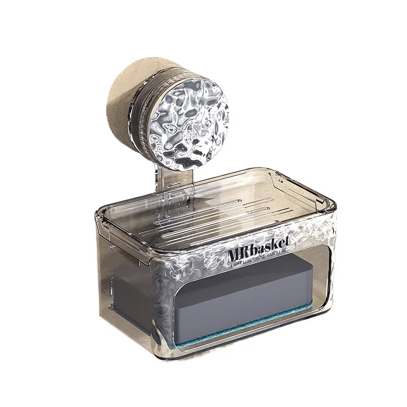 Присоска, Коробка для мыла, стеллаж для мыла, настенный двухуровневый сливной ящик для дома, без отверстий 
Присоска, Коробка для мыла, стеллаж для мыла, настенный двухуровневый сливной ящик для дома, без отверстий