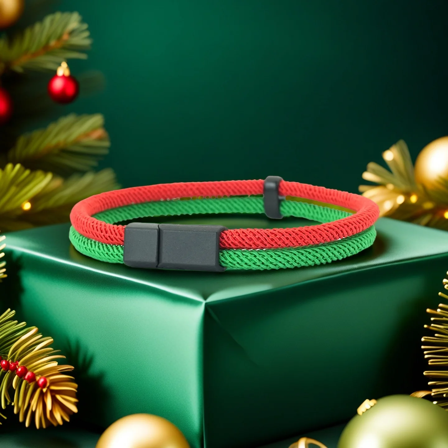 Noter Unique Christmas Bracelet For Men Grade A 4mm Red Green String Braslet Handmade Wish Fabric Wrap Braclet Pulseria Hombre
Noter Unique Christmas Bracelet For Men Grade A 4mm Red Green String Braslet Handmade Wish Fabric Wrap Braclet Pulseria Hombre