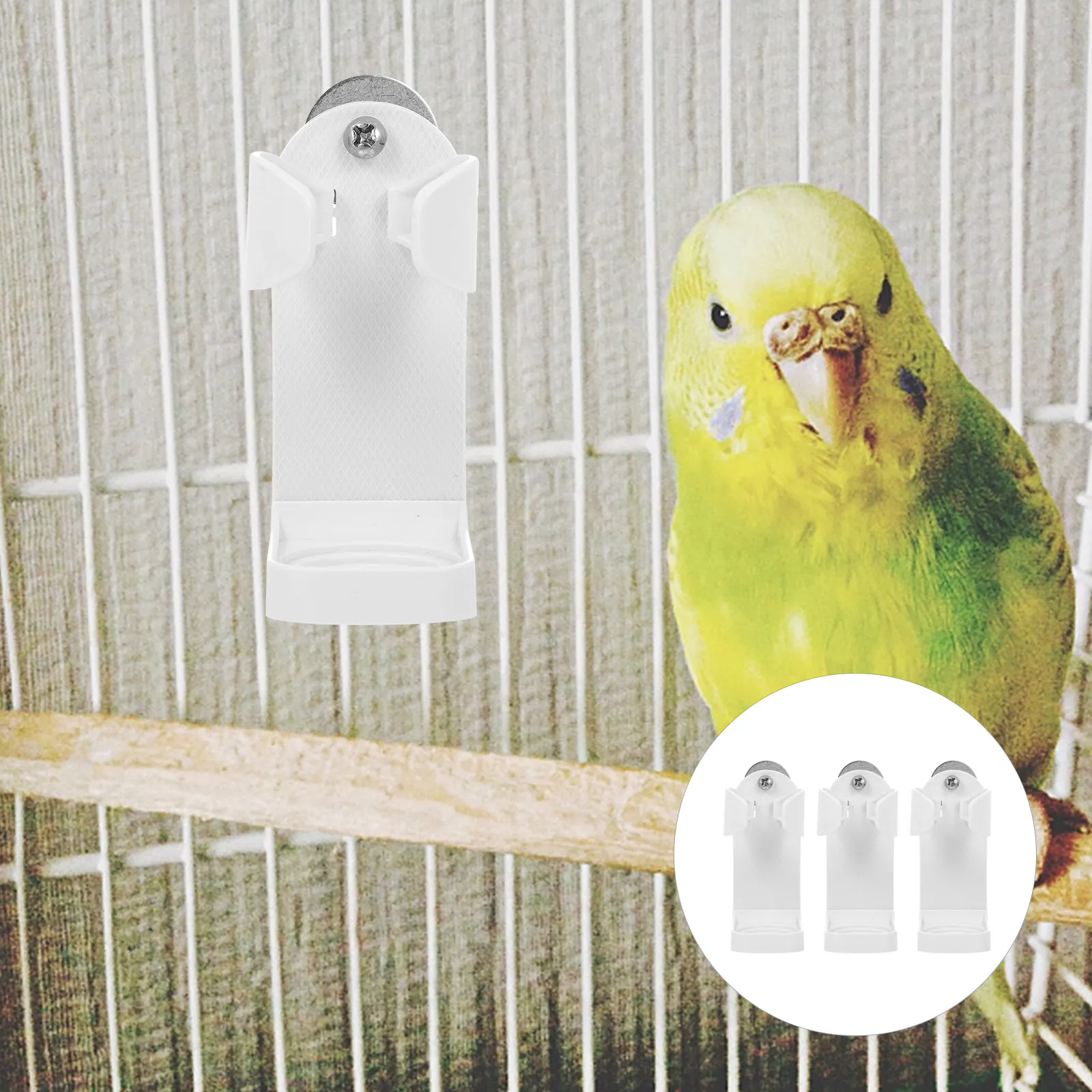 3 Pcs Fruit and Vegetable Feeder Bird Holder Food Cage Feeding Device Rack Clip Plastic Hanging
3 Pcs Fruit and Vegetable Feeder Bird Holder Food Cage Feeding Device Rack Clip Plastic Hanging