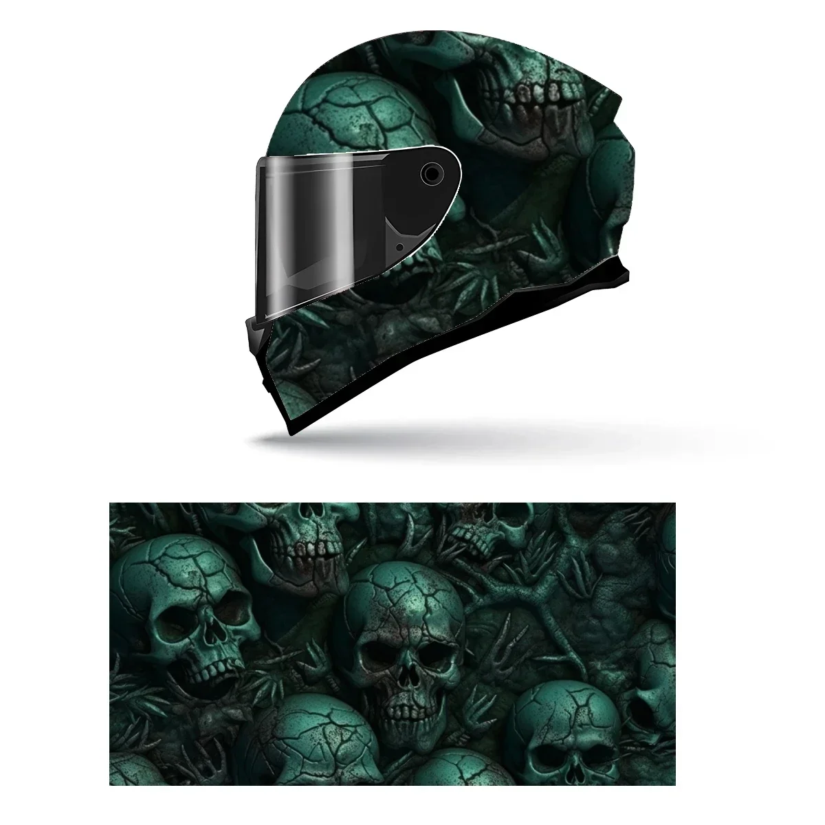 Bunch of Skulls Full Helmet Wrap Sticker Motorcycle Helmet Racing Graphic Decal Vinyl Wrap Helmet Decorative Sticker
Bunch of Skulls Full Helmet Wrap Sticker Motorcycle Helmet Racing Graphic Decal Vinyl Wrap Helmet Decorative Sticker