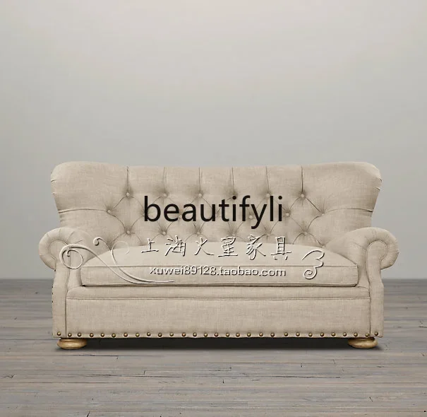 A38 European neoclassical simple sofa single double triple American country fabric sofa
A38 European neoclassical simple sofa single double triple American country fabric sofa