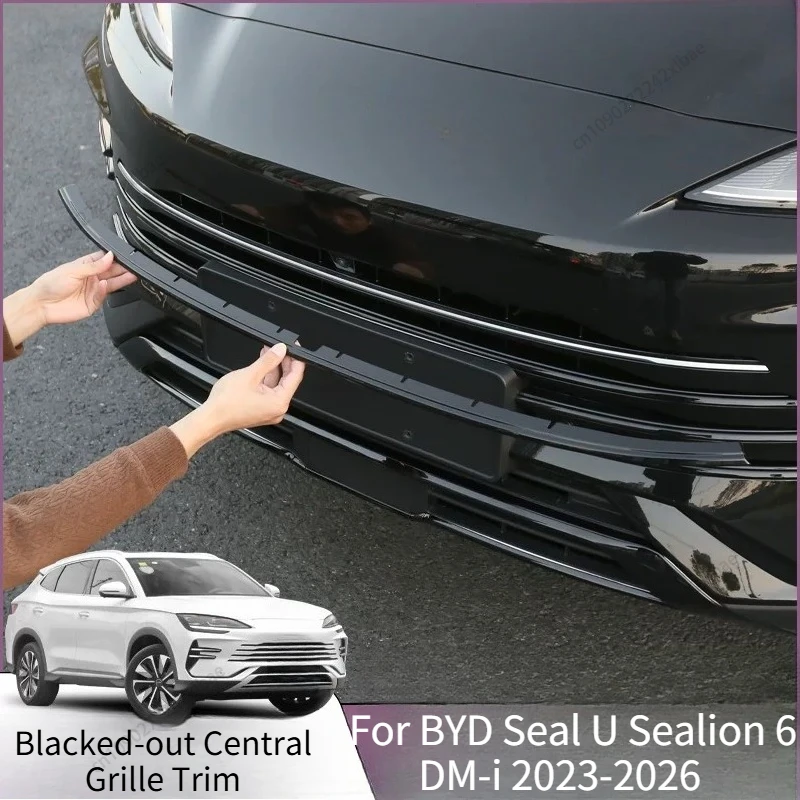 Blacked-Out Grille Trim, Black Warrior Style Overlay, Exterior Parts, Custom Fit for BYD Seal U Sealion 6 DM-i 2023-2026
Blacked-Out Grille Trim, Black Warrior Style Overlay, Exterior Parts, Custom Fit for BYD Seal U Sealion 6 DM-i 2023-2026