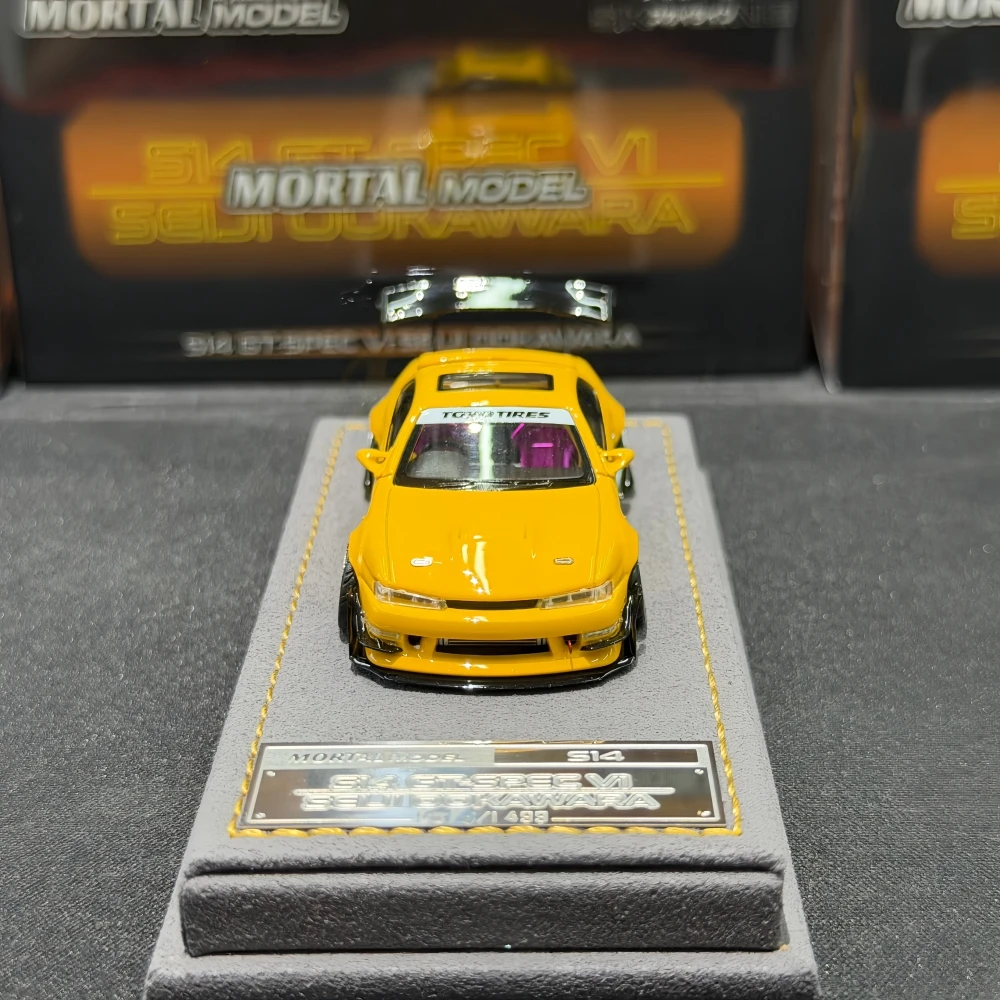 Коллекционная модель Mortal 1/64 S14 Diecast: подарок на день рождения, для хобби и демонстрации
Коллекционная модель Mortal 1/64 S14 Diecast: подарок на день рождения, для хобби и демонстрации