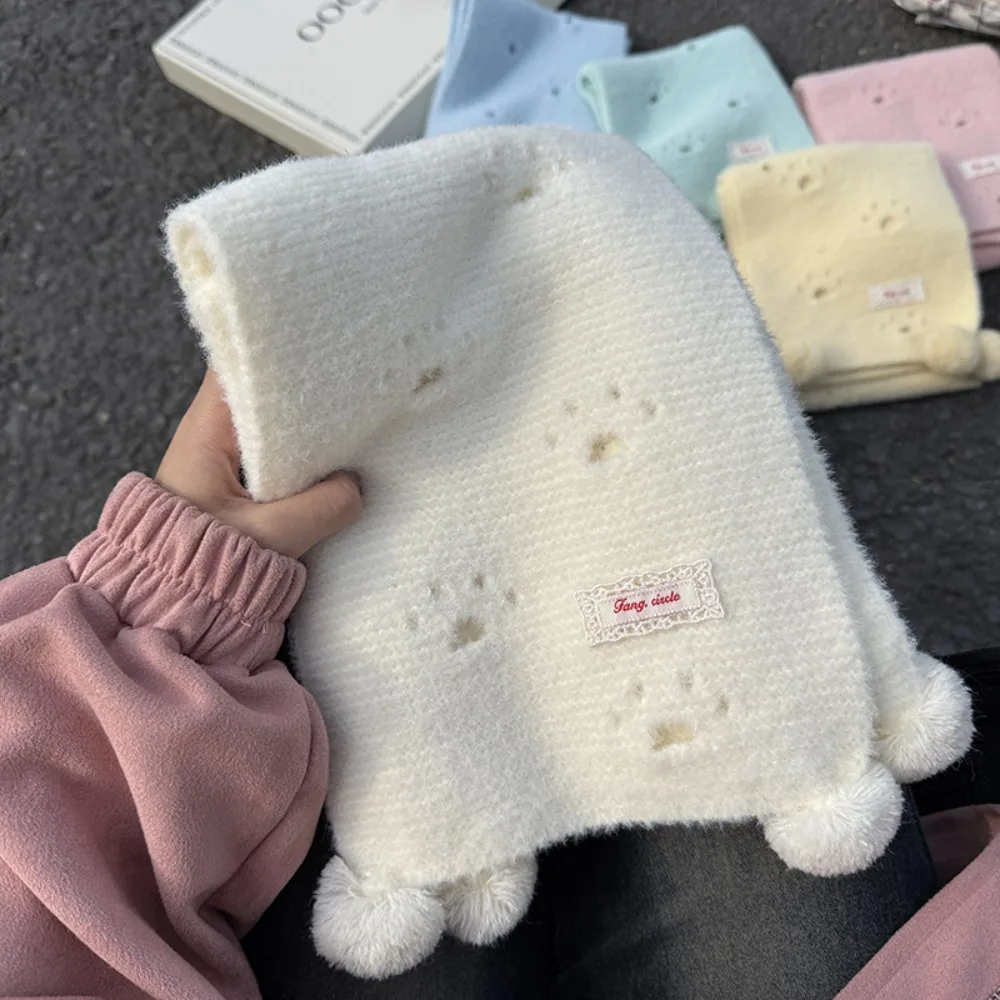 Новый ажурный шарф в виде кошачьей лапы, милый подвесной шарф ручной работы, дизайн кошачьей лапы, мягкий вязаный шарф, подарок
Новый ажурный шарф в виде кошачьей лапы, милый подвесной шарф ручной работы, дизайн кошачьей лапы, мягкий вязаный шарф, подарок