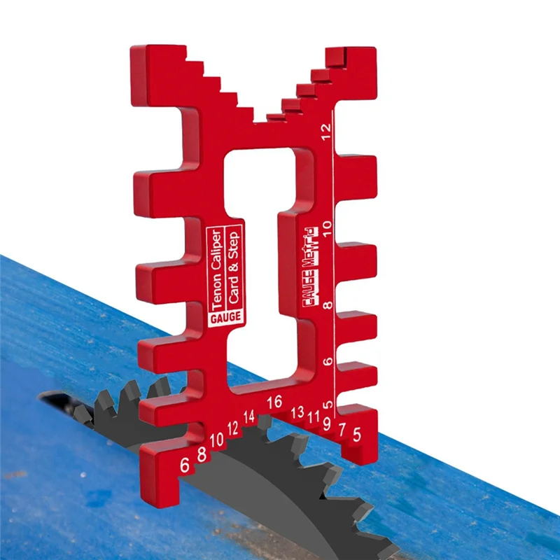 A84Z-Aluminum Dovetail Jig Precision Tenon Gaps Gauge Woodworking Tenon Caliper Table Saw Depth Gauge Height Measuring
A84Z-Aluminum Dovetail Jig Precision Tenon Gaps Gauge Woodworking Tenon Caliper Table Saw Depth Gauge Height Measuring