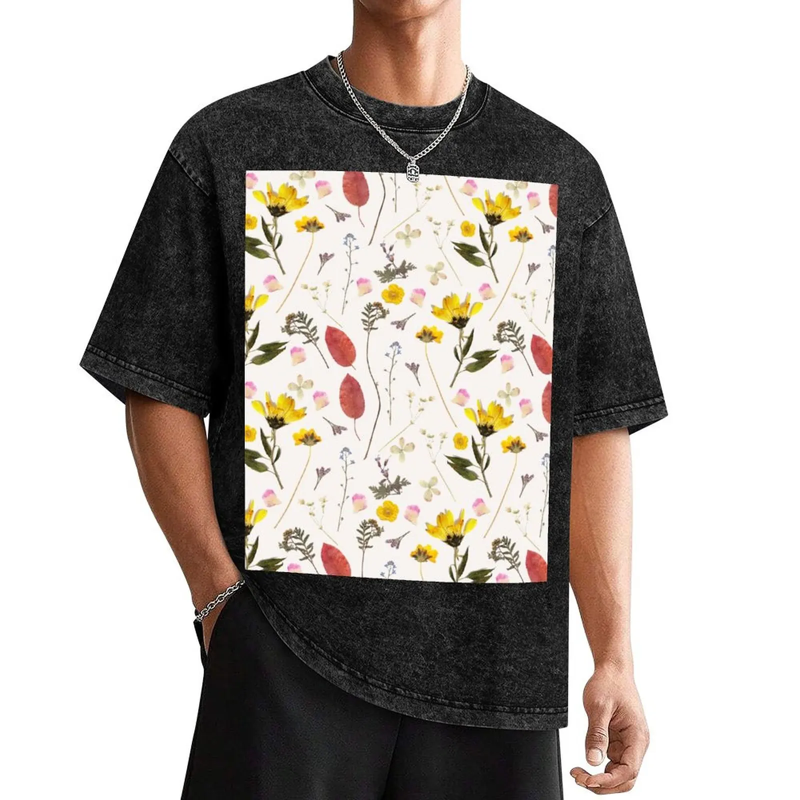 Pressed flowers T-Shirt oversized graphic tee Luxury man shirts graphic tee men
Pressed flowers T-Shirt oversized graphic tee Luxury man shirts graphic tee men