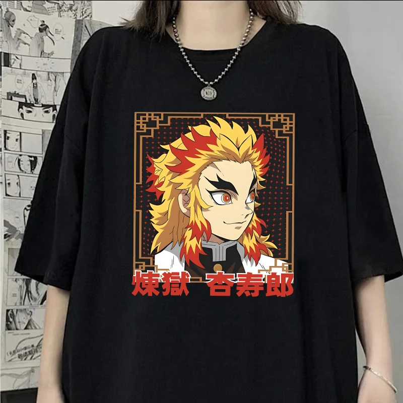 Hot Anime Rengoku Kyoujurou Print Short Sleeve T Shirts Women Men Casual Shirts Summer Crew Neck T-shirts
Hot Anime Rengoku Kyoujurou Print Short Sleeve T Shirts Women Men Casual Shirts Summer Crew Neck T-shirts