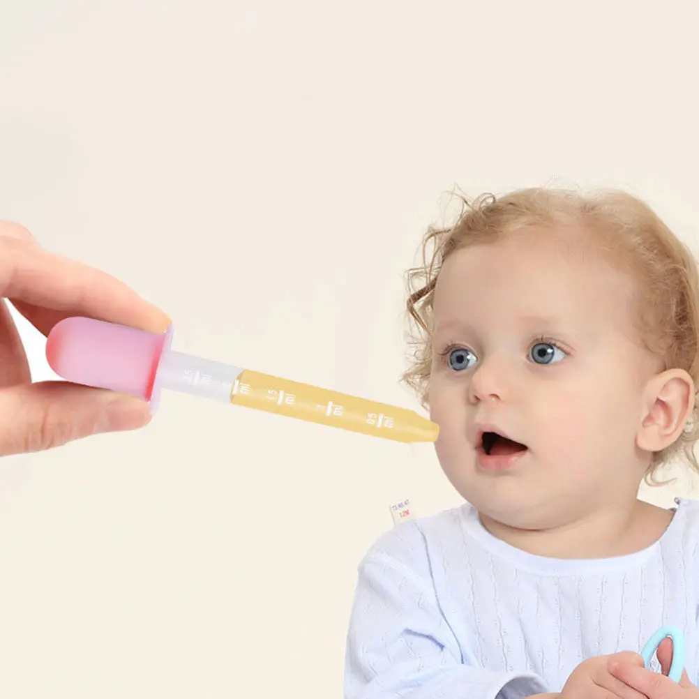 5Pcs Baby Liquid Feeder Silicone Medicine Dropper for Newborns Precise Measurement Water Milk Medication Dispenser Leak Proof
5Pcs Baby Liquid Feeder Silicone Medicine Dropper for Newborns Precise Measurement Water Milk Medication Dispenser Leak Proof