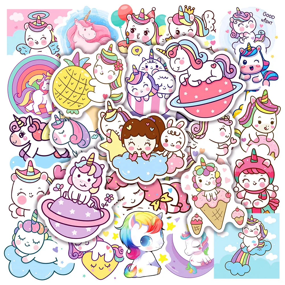 50Pcs Unicorn Series Graffiti Stickers Children Computer Skateboard Guitar Luggage Water Cup Waterproof Stickers
50Pcs Unicorn Series Graffiti Stickers Children Computer Skateboard Guitar Luggage Water Cup Waterproof Stickers