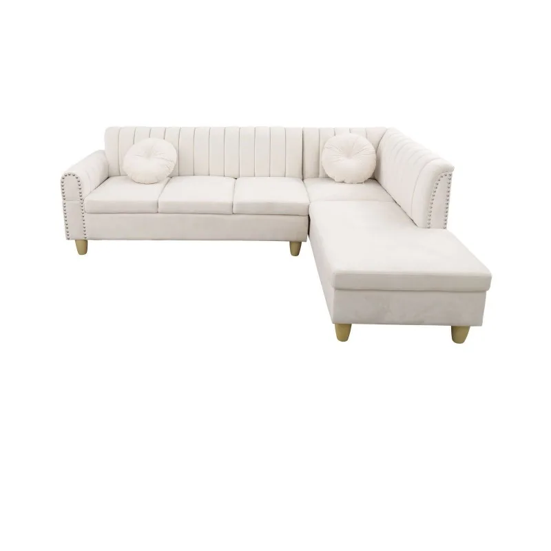 69.5 Inch White Flannel 2 Piece Sofa Set Flannel Fabric Sofas Anti Mold Couches High Density Sponge for Studio Home Office
69.5 Inch White Flannel 2 Piece Sofa Set Flannel Fabric Sofas Anti Mold Couches High Density Sponge for Studio Home Office
