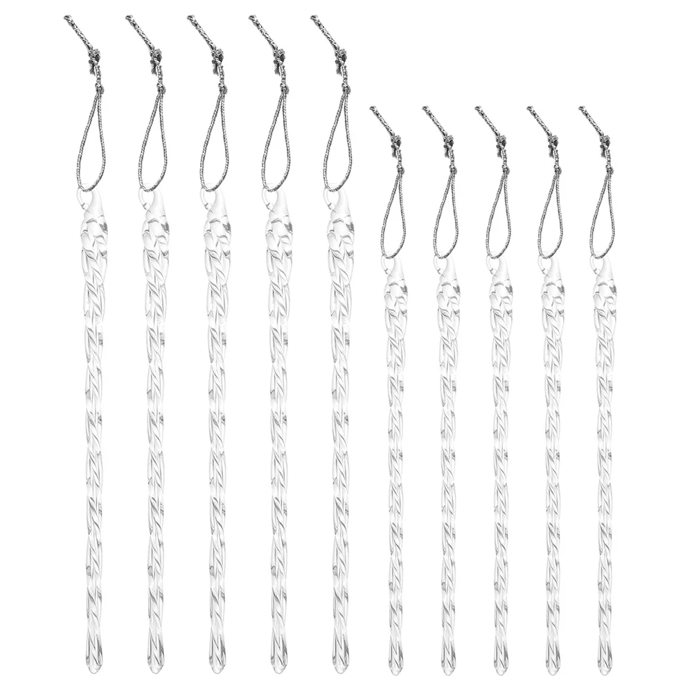10Pcs Christmas Drop Ornaments Transparent Glass Spiral Hanging Decorations Holiday Tree Wedding Party Clear Ornaments
10Pcs Christmas Drop Ornaments Transparent Glass Spiral Hanging Decorations Holiday Tree Wedding Party Clear Ornaments