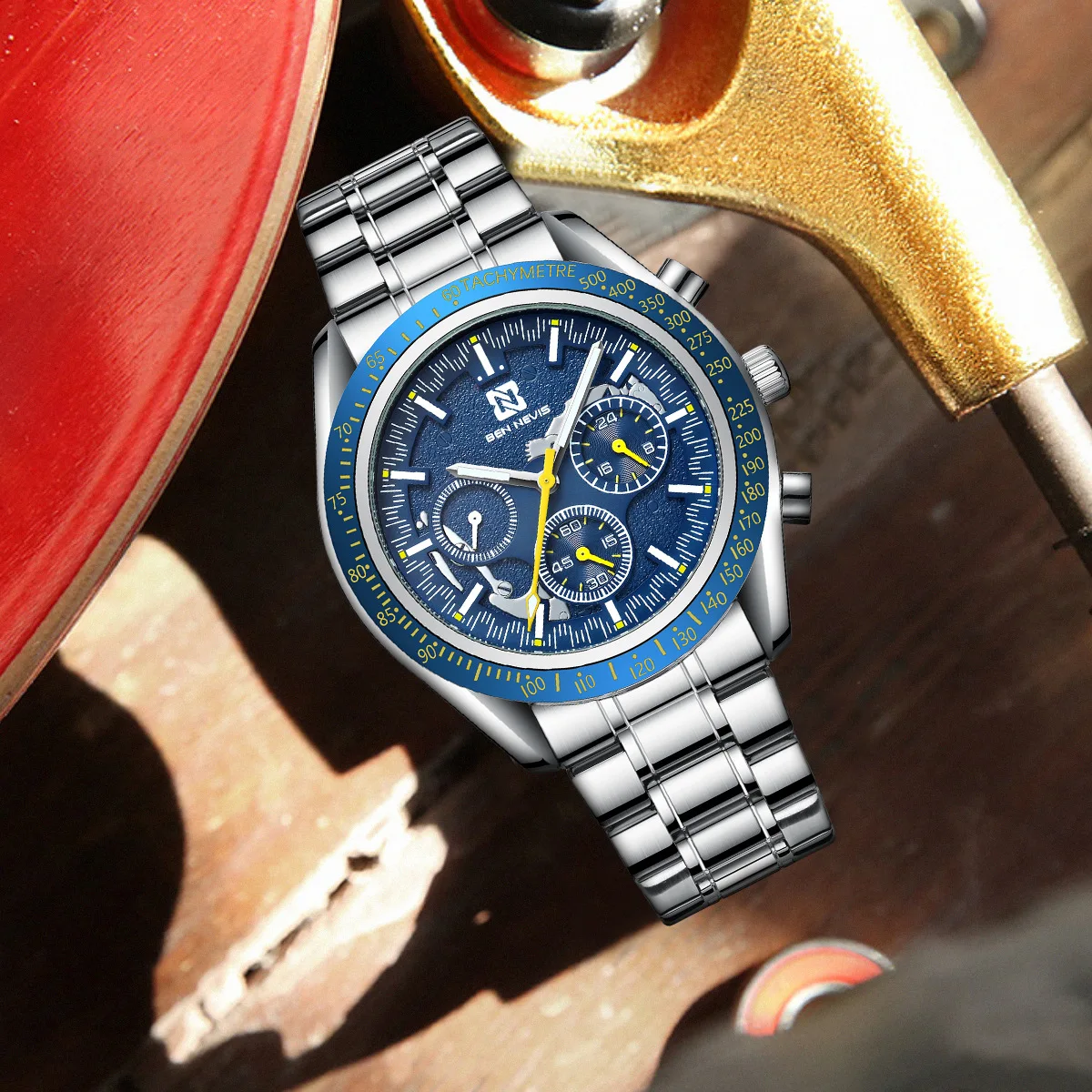 44.5mm Luxury Men Watch Leather Strap Wristwatch Install Quartz Movement 3ATM Diving Men's Wristwatch
44.5mm Luxury Men Watch Leather Strap Wristwatch Install Quartz Movement 3ATM Diving Men's Wristwatch