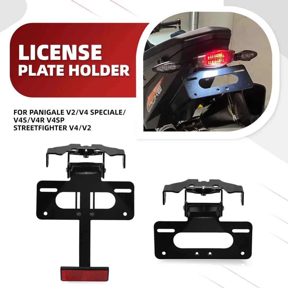 License Plate Holder For Ducati Panigale V2/V4 Speciale/V4S/V4R V4SP Streetfighter V4/V2 Rear Tail Tidy Fender Eliminator Number
License Plate Holder For Ducati Panigale V2/V4 Speciale/V4S/V4R V4SP Streetfighter V4/V2 Rear Tail Tidy Fender Eliminator Number