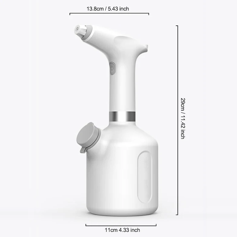 1L Garden Electric Spraying Bottle USB Rechargeable Battery Operated Nano Mist Spray Bottle for Plants with Extension Spout
1L Garden Electric Spraying Bottle USB Rechargeable Battery Operated Nano Mist Spray Bottle for Plants with Extension Spout