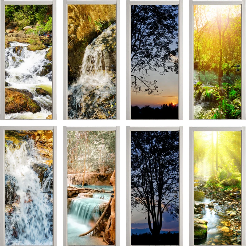 Natural Style Mountains and Rivers Self-adhesive Door Sticker PVC Waterproof Decoration Poster Stickers Refrigerator Home Murals
Natural Style Mountains and Rivers Self-adhesive Door Sticker PVC Waterproof Decoration Poster Stickers Refrigerator Home Murals