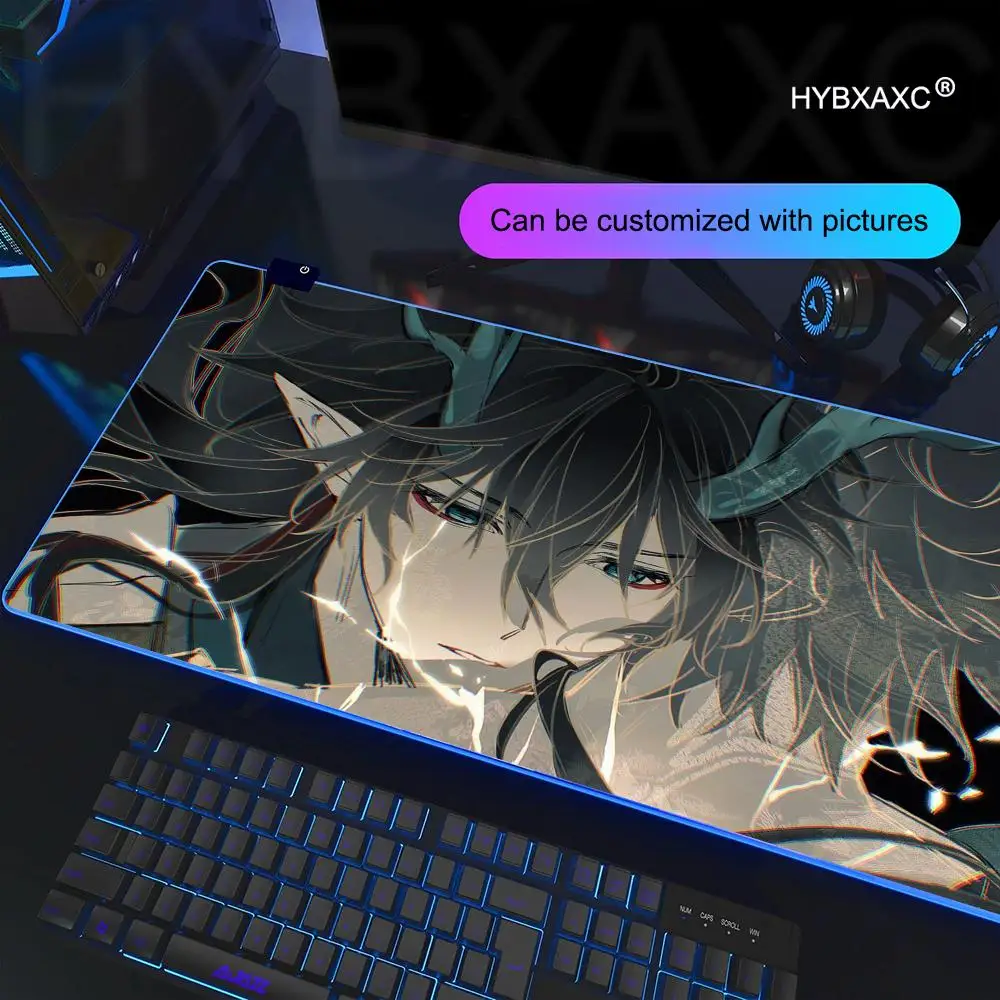 Honkai Star Rail Dan Heng Коврик для мыши RGB Игровой коврик для мыши Настольный коврик HD Gamer Большой светодиодный светильник XXL Коврики для мыши ПК Компьютерный ковер
Honkai Star Rail Dan Heng Коврик для мыши RGB Игровой коврик для мыши Настольный коврик HD Gamer Большой светодиодный светильник XXL Коврики для мыши ПК Компьютерный ковер