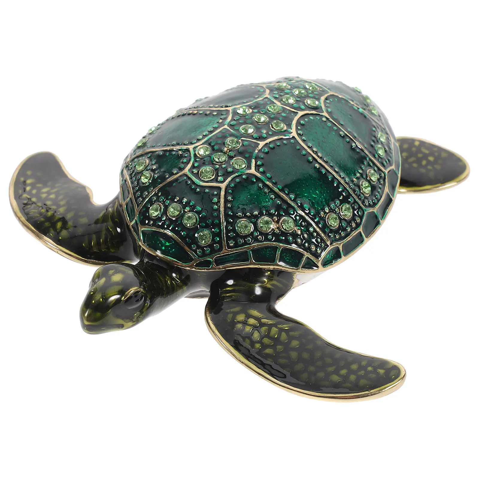 Jewelry Organizer Small Enameled Sea Turtle Shaped Vintage Jewelry Box Ring Storage Trinket Box Desktop Decor Desktop Decor
Jewelry Organizer Small Enameled Sea Turtle Shaped Vintage Jewelry Box Ring Storage Trinket Box Desktop Decor Desktop Decor
