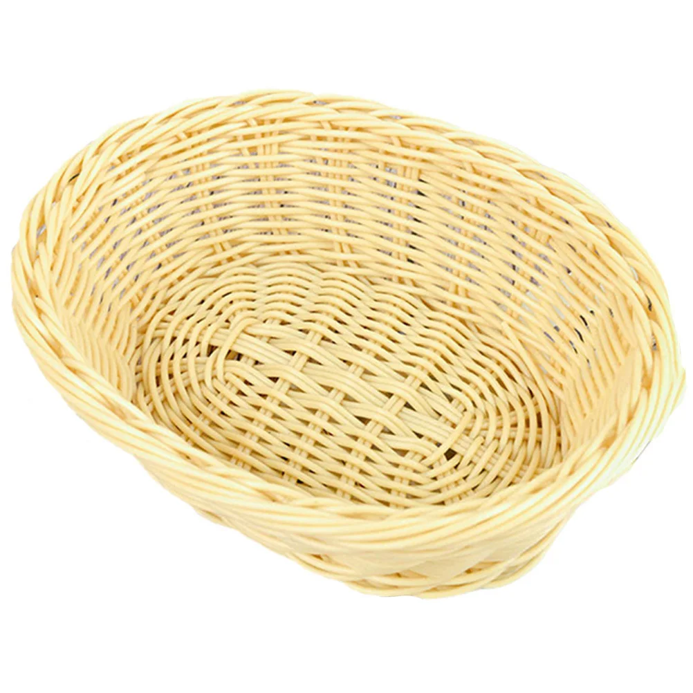 Snack Woven Basket Small Imitation Rattan Storage Basket Jewelry Organizer Desktop Sundries Decorative Storage Baskets
Snack Woven Basket Small Imitation Rattan Storage Basket Jewelry Organizer Desktop Sundries Decorative Storage Baskets