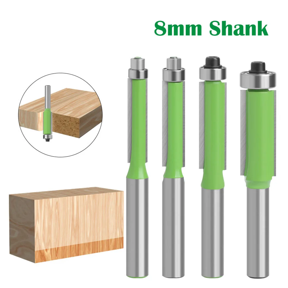 1pc 8mm Shank Router Bit Flush Trim Wood Router Bit With Top Bearing Milling Cutter For Wood Trimming Cutting Woodworking Tools
1pc 8mm Shank Router Bit Flush Trim Wood Router Bit With Top Bearing Milling Cutter For Wood Trimming Cutting Woodworking Tools
