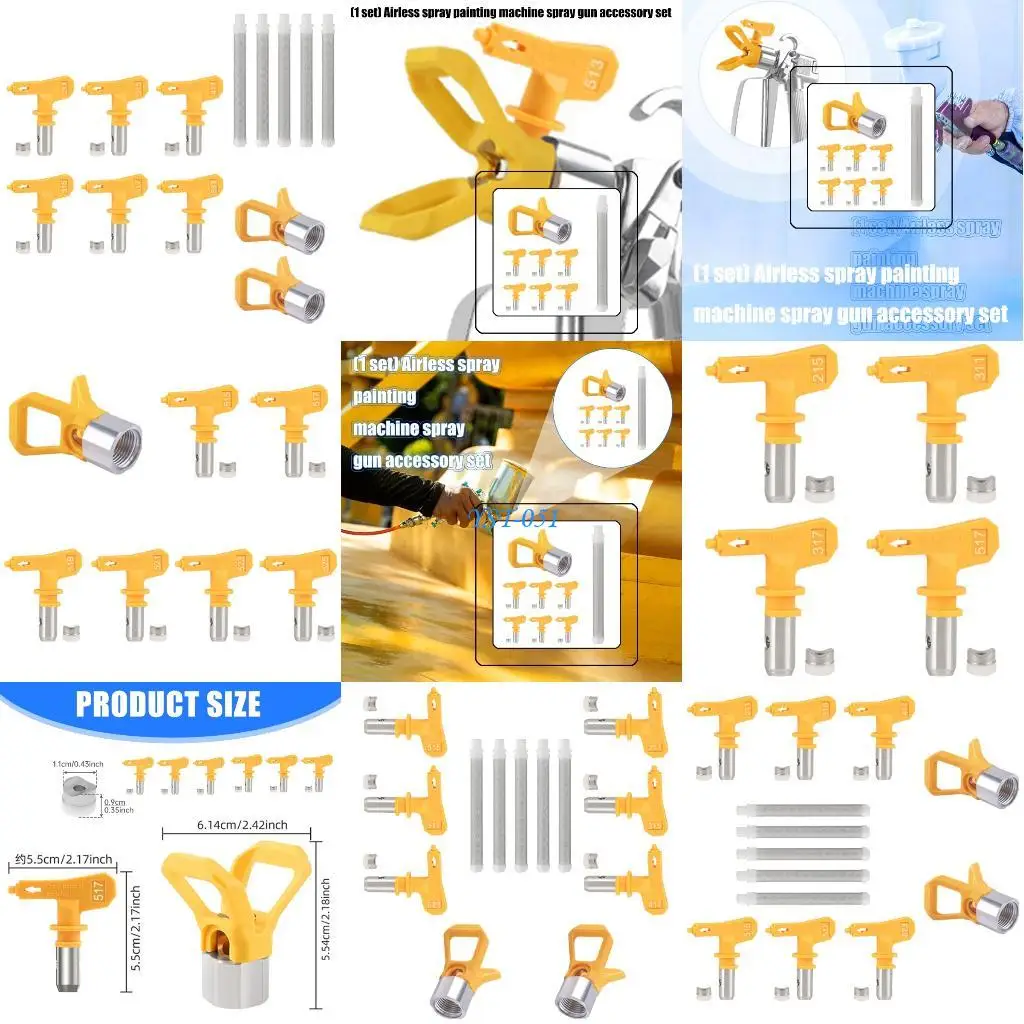 E15A Airless Sprayer Guns Nozzle Tip Nozzle Filter For Professional Painting Tools Durability Metal Plastic Construction
E15A Airless Sprayer Guns Nozzle Tip Nozzle Filter For Professional Painting Tools Durability Metal Plastic Construction