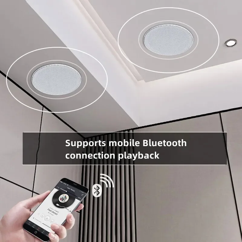 Хост высокой мощности 30 Вт, беспроводное подключение Bluetooth с дистанционным управлением, высококачественные потолочные колонки для домашнего кинотеатра
Хост высокой мощности 30 Вт, беспроводное подключение Bluetooth с дистанционным управлением, высококачественные потолочные колонки для домашнего кинотеатра