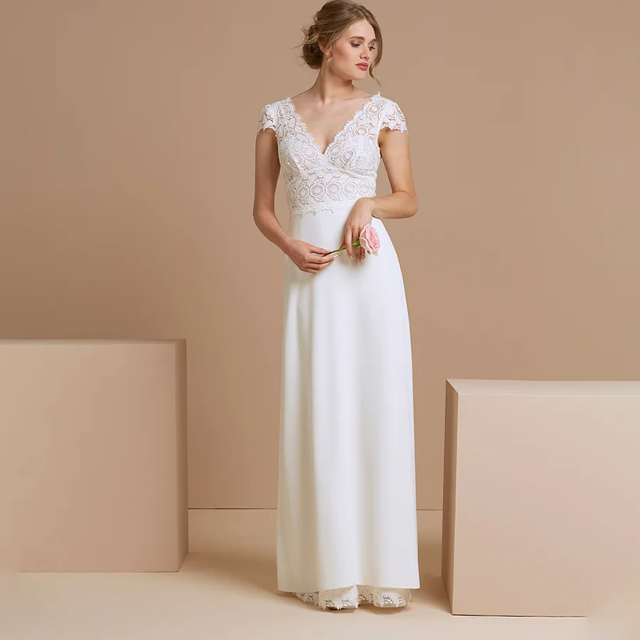 Simple Soft Lace Top Cap Sleeve Cause Party Dress Back Zipper With Buttons Straight Mother Dress
Simple Soft Lace Top Cap Sleeve Cause Party Dress Back Zipper With Buttons Straight Mother Dress