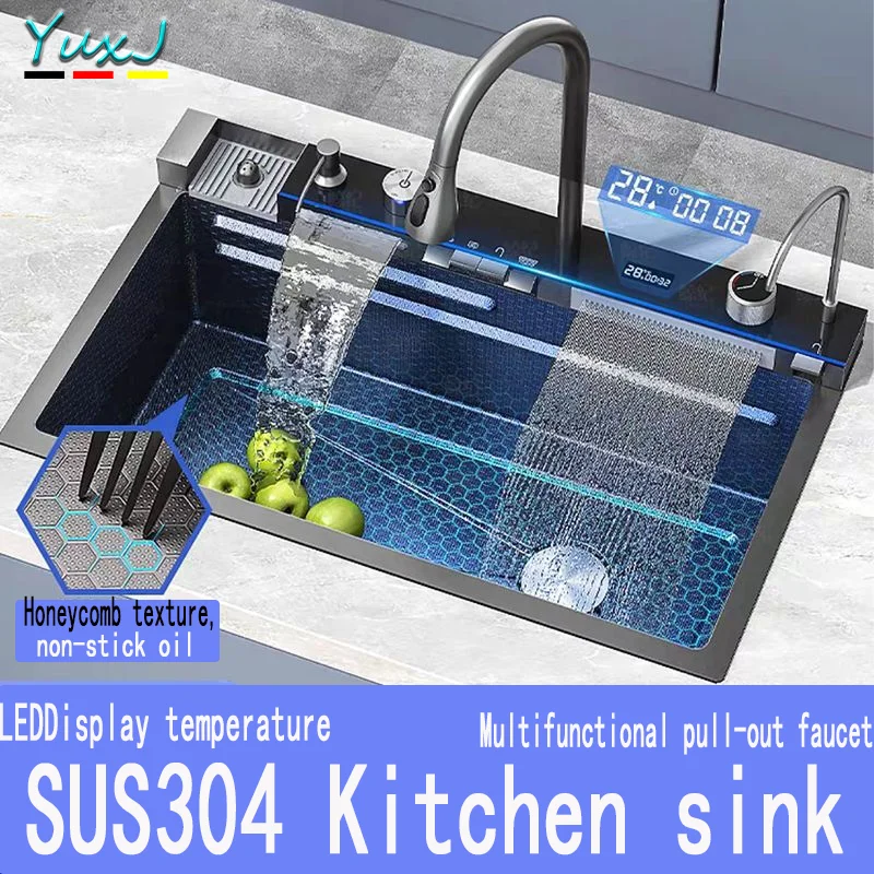 2024 Hot Sale Multifunction kitchen sinks stainless steel kitchen sink faucet modernkitchen sink set
2024 Hot Sale Multifunction kitchen sinks stainless steel kitchen sink faucet modernkitchen sink set