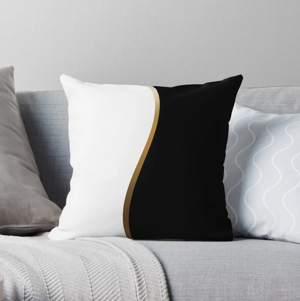 Black and White, Gold Wave Throw Pillow Decorative Cushions Custom Cushion Photo Cushion Covers For Living Room
Black and White, Gold Wave Throw Pillow Decorative Cushions Custom Cushion Photo Cushion Covers For Living Room