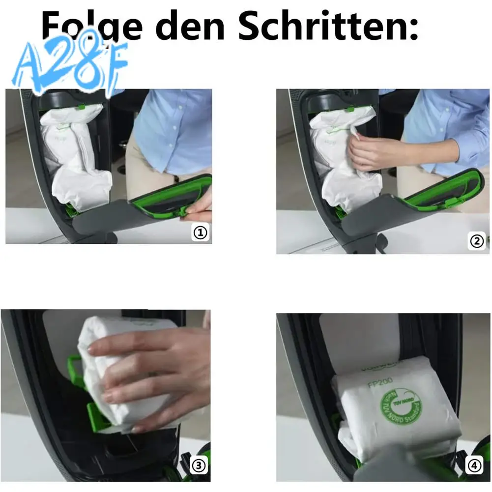 A28F-12PCS Мешки для пылесоса Vorwerk Kobold VK 200 - Мешки для пылесоса премиум-класса для VK 200 VK200 FP 
A28F-12PCS Мешки для пылесоса Vorwerk Kobold VK 200 - Мешки для пылесоса премиум-класса для VK 200 VK200 FP