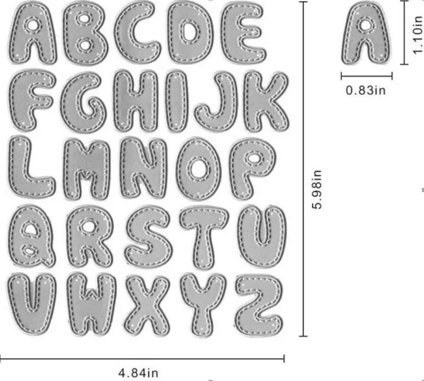 Letter metal cutting dies mold Scrapbooking decoration paper craft knife mould blade punch template Embossing stencils 1PCS
Letter metal cutting dies mold Scrapbooking decoration paper craft knife mould blade punch template Embossing stencils 1PCS