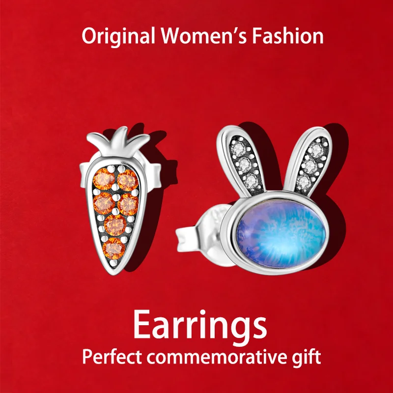 2026 Hot-Selling High-Quality Original Rabbit and Carrot Combo Earrings, Perfect for Everyday Wear and Women's Holiday Gifts
2026 Hot-Selling High-Quality Original Rabbit and Carrot Combo Earrings, Perfect for Everyday Wear and Women's Holiday Gifts