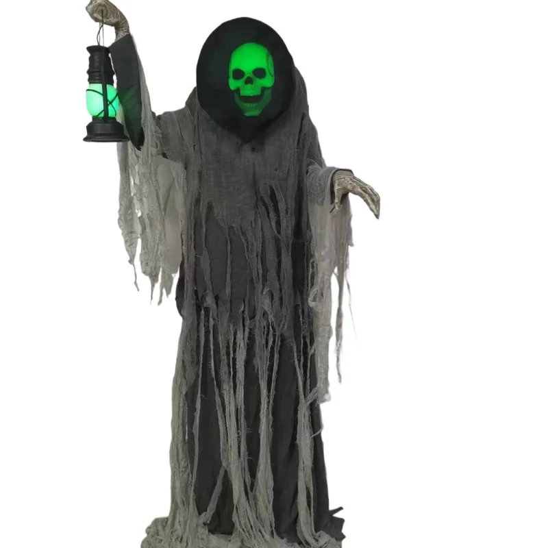 Halloween Props Robe Lantern Glow Skull Haunted House Atmosphere Scene Decoration
Halloween Props Robe Lantern Glow Skull Haunted House Atmosphere Scene Decoration