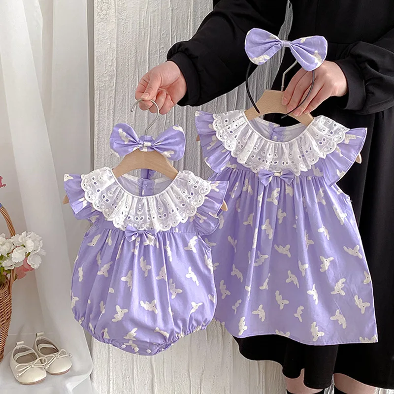Little Sister Big Sister Cotton cute Outfit Baby and Girl Sister Matching Clothes Toddler Infant Princess Bodysuit Kids Dress
Little Sister Big Sister Cotton cute Outfit Baby and Girl Sister Matching Clothes Toddler Infant Princess Bodysuit Kids Dress