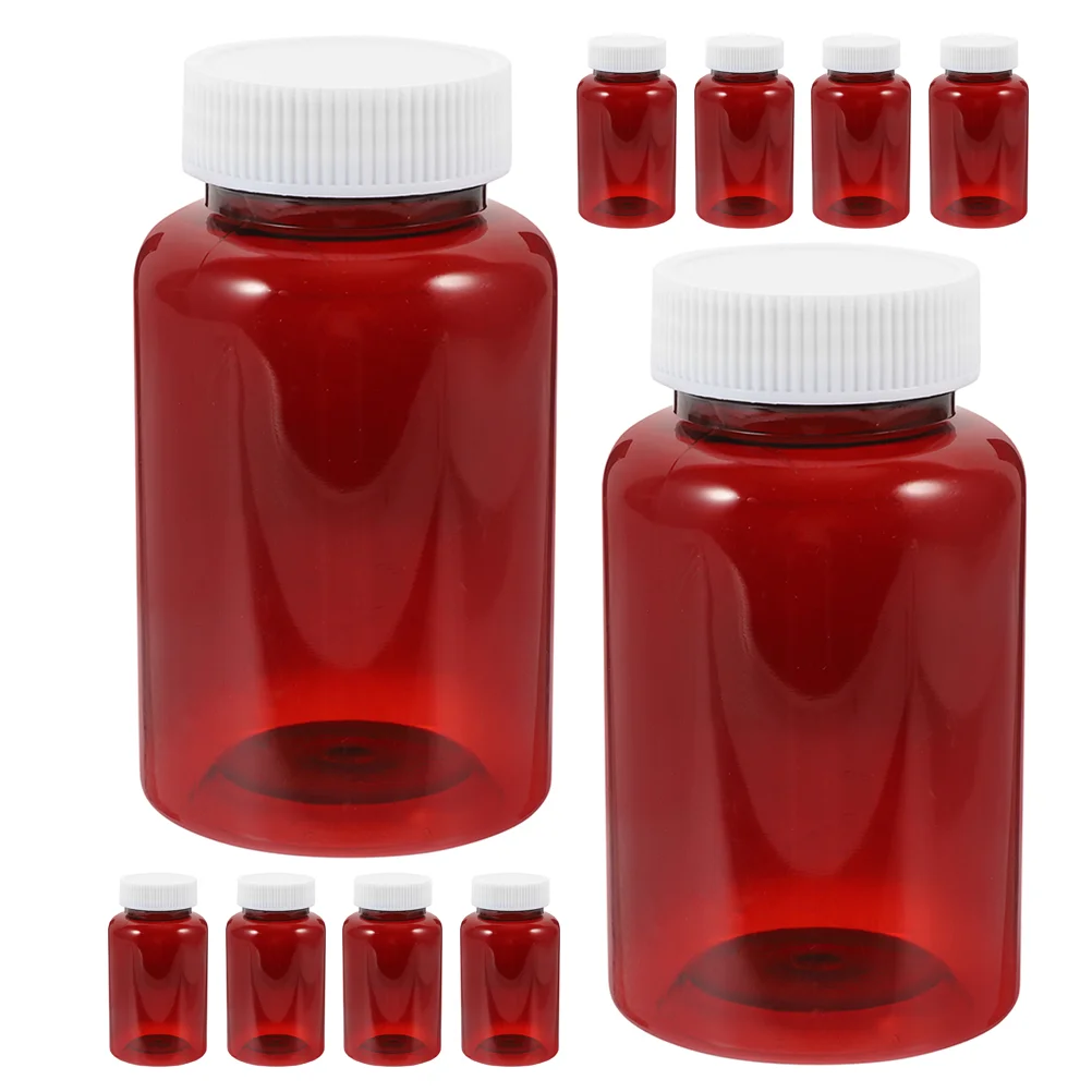 16 Pcs Empty Plastic Medicine Container Brown Plastic Bottle Pills Medicine Empty Storage Bottles with Caps
16 Pcs Empty Plastic Medicine Container Brown Plastic Bottle Pills Medicine Empty Storage Bottles with Caps