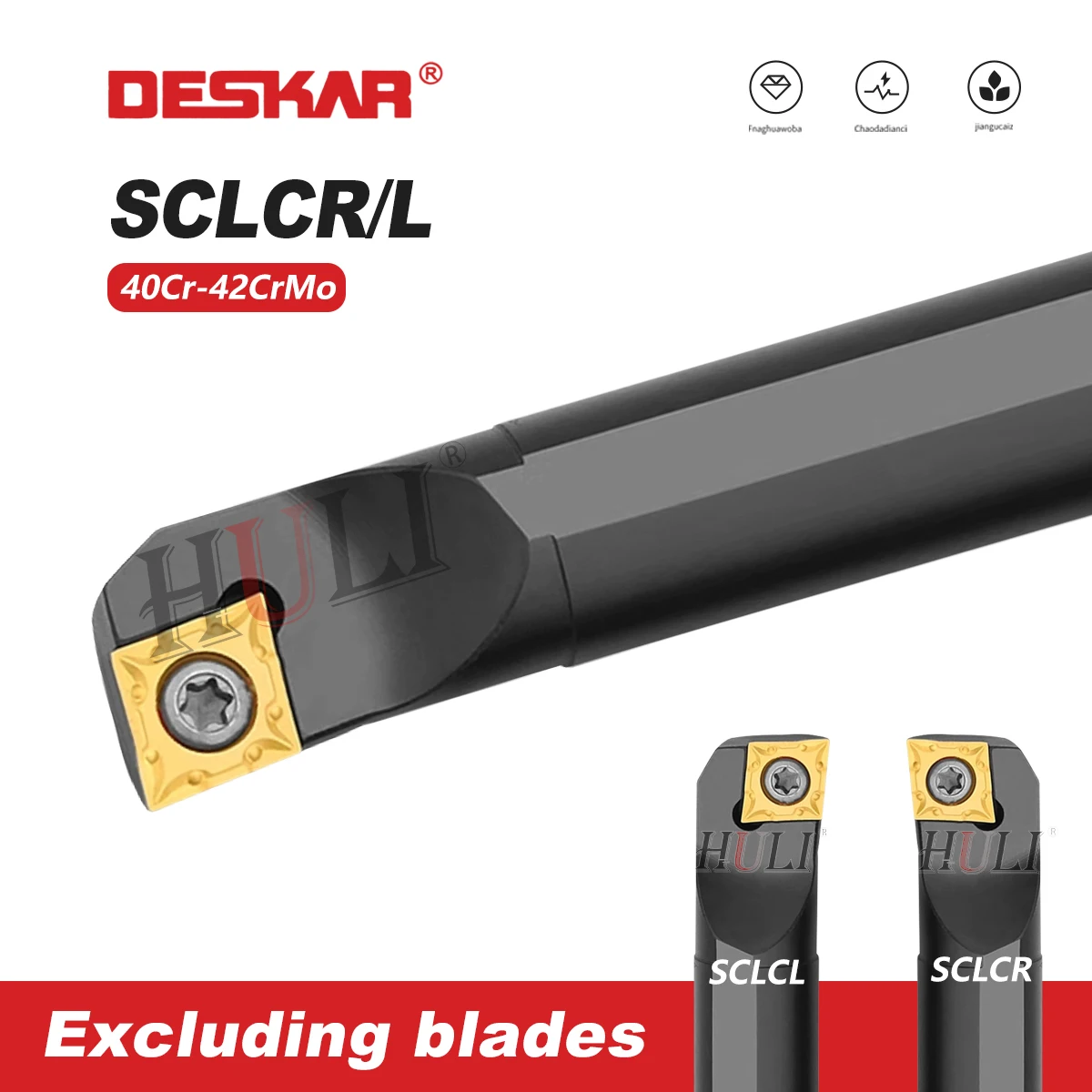 S08K-SCLCR06 S06K S07K S10K S12M S16Q S20R S25S SCLCR09 SCLCL12 DESKAR 100% Original Numerical Control Lathe Inner Hole Tool Rod
S08K-SCLCR06 S06K S07K S10K S12M S16Q S20R S25S SCLCR09 SCLCL12 DESKAR 100% Original Numerical Control Lathe Inner Hole Tool Rod
