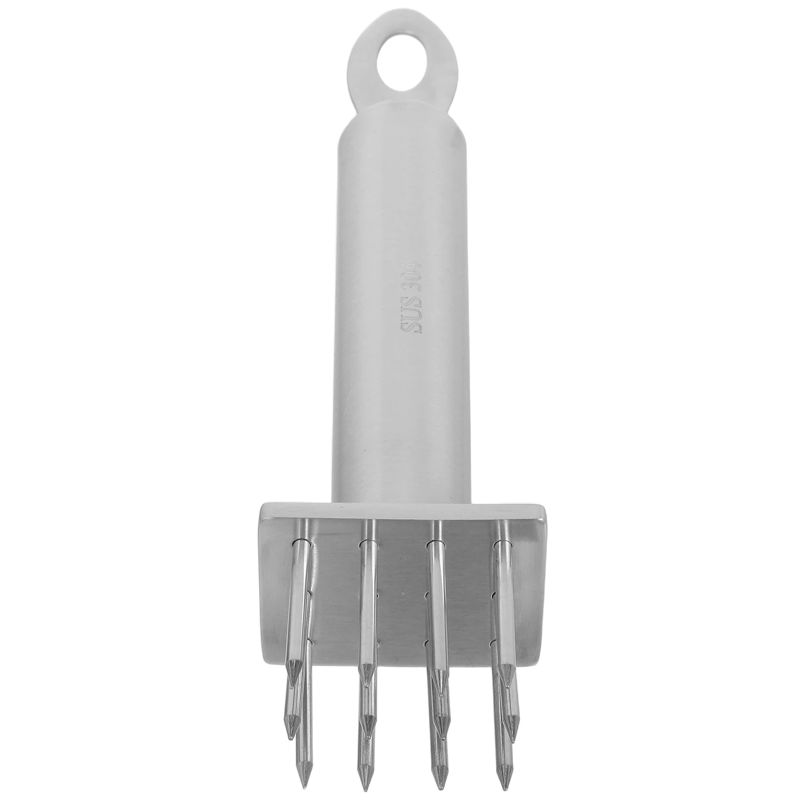 Meat Loosener Mallet Stainless Steel Hammer for Tenderizer Accessories Tool Needle Silver
Meat Loosener Mallet Stainless Steel Hammer for Tenderizer Accessories Tool Needle Silver