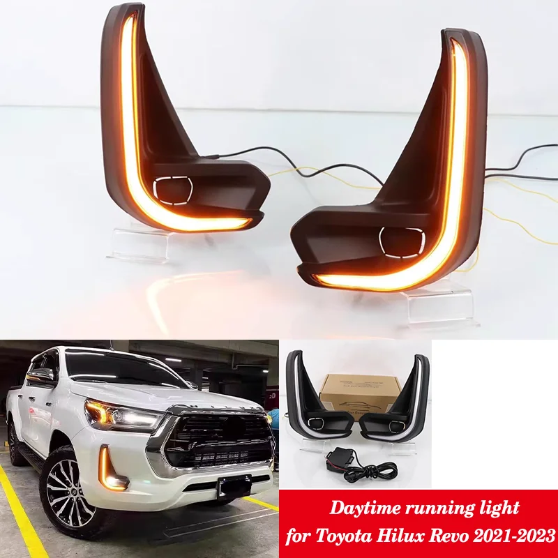For Toyota Hilux Revo 2021-2023 Led Daytime Running Driving Fog Lamp Light Decorative Replacement part 1set
For Toyota Hilux Revo 2021-2023 Led Daytime Running Driving Fog Lamp Light Decorative Replacement part 1set