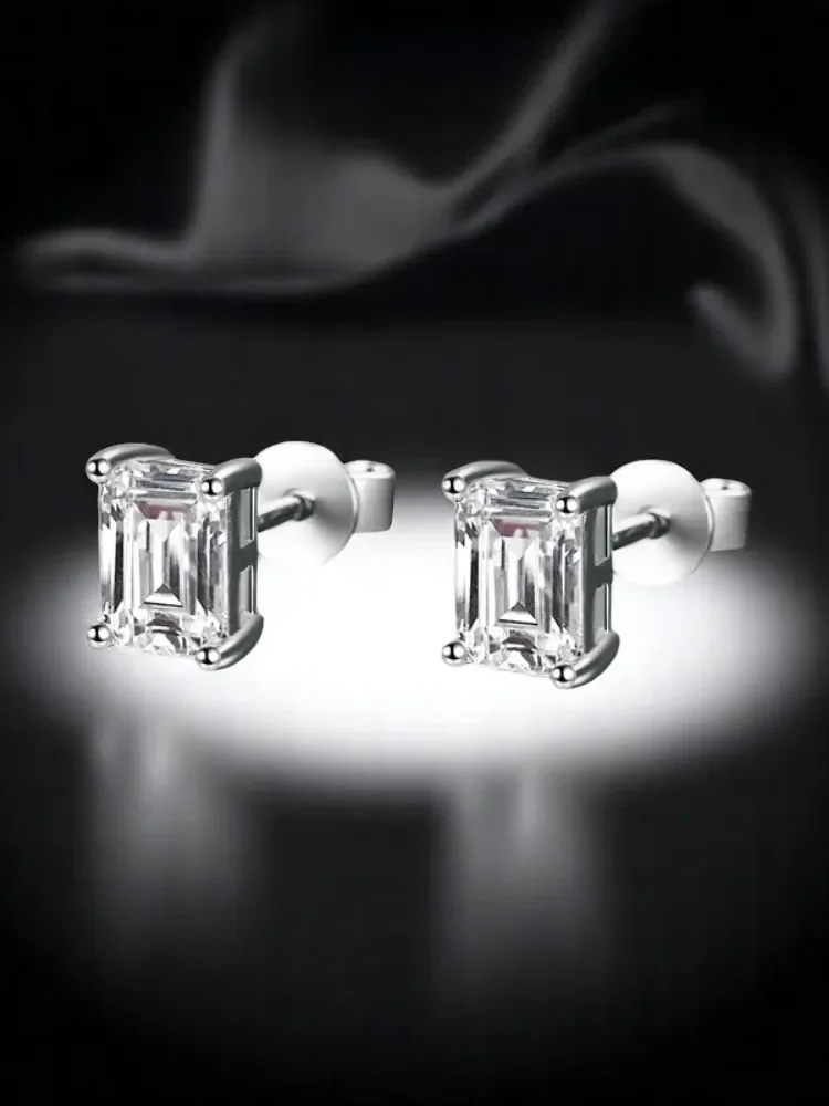 Hot Sales-Silver Earrings Jewelry Moissanite 925 Sterling Silver Rectangular Heterosexual Light Luxury Earrings For Valentine's
Hot Sales-Silver Earrings Jewelry Moissanite 925 Sterling Silver Rectangular Heterosexual Light Luxury Earrings For Valentine's