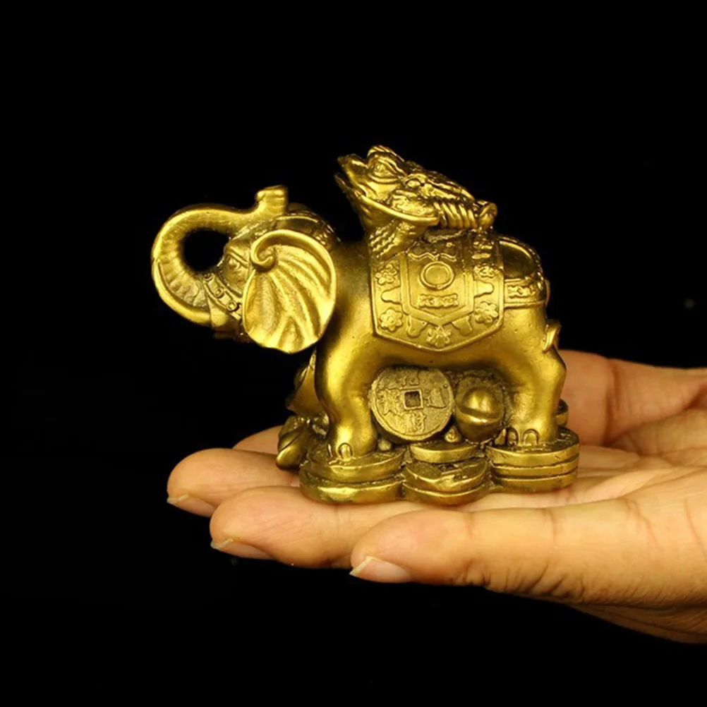 Brass Elephant Statue Compact Desk Decor Animal Figurine Smooth Surface Feng Shui Home Office Tabletop nament
Brass Elephant Statue Compact Desk Decor Animal Figurine Smooth Surface Feng Shui Home Office Tabletop nament