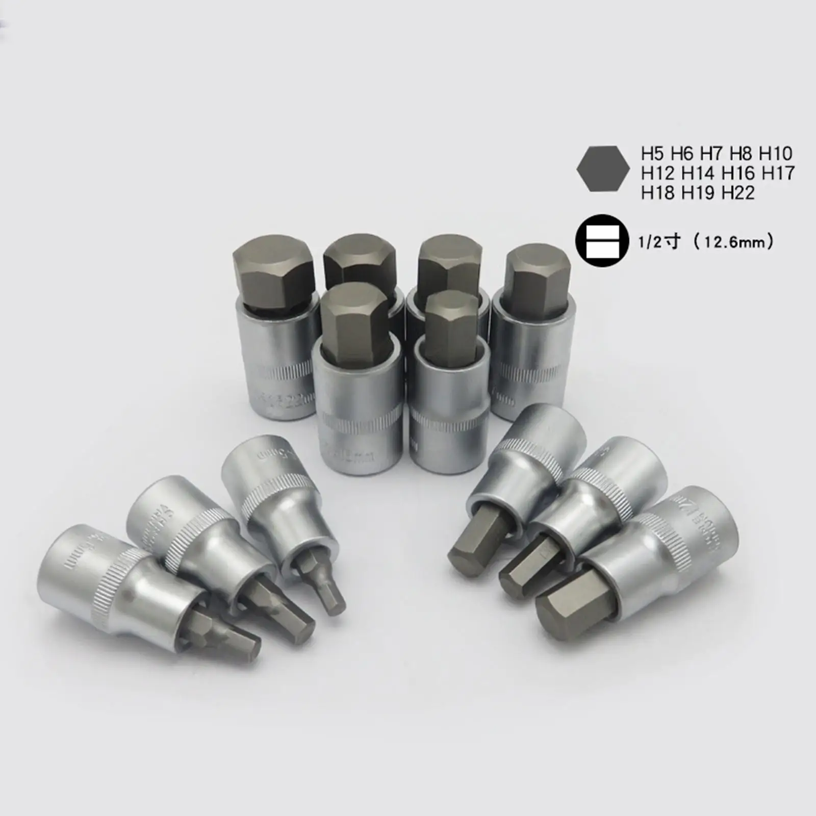 Allen Bit Socket Kit Durable Chrome Vanadium Steel Set with Storage Case 1/2 Inch Drive for DIY Workshop
Allen Bit Socket Kit Durable Chrome Vanadium Steel Set with Storage Case 1/2 Inch Drive for DIY Workshop