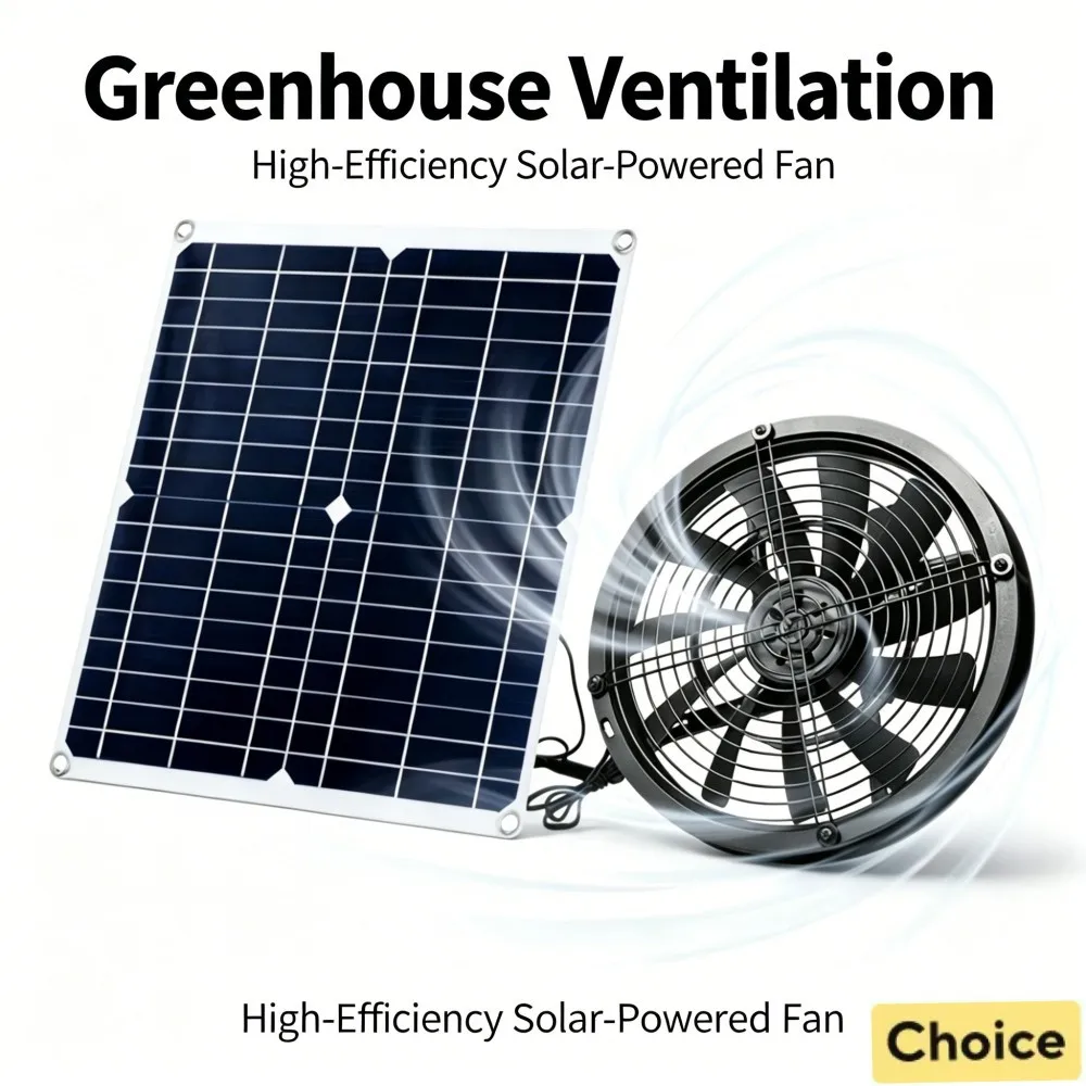 15-25W Rain Snow Resist Solar Fan Kit Outdoor Air Vent for Farm Shed Animal House Camping Mobile Hut
15-25W Rain Snow Resist Solar Fan Kit Outdoor Air Vent for Farm Shed Animal House Camping Mobile Hut