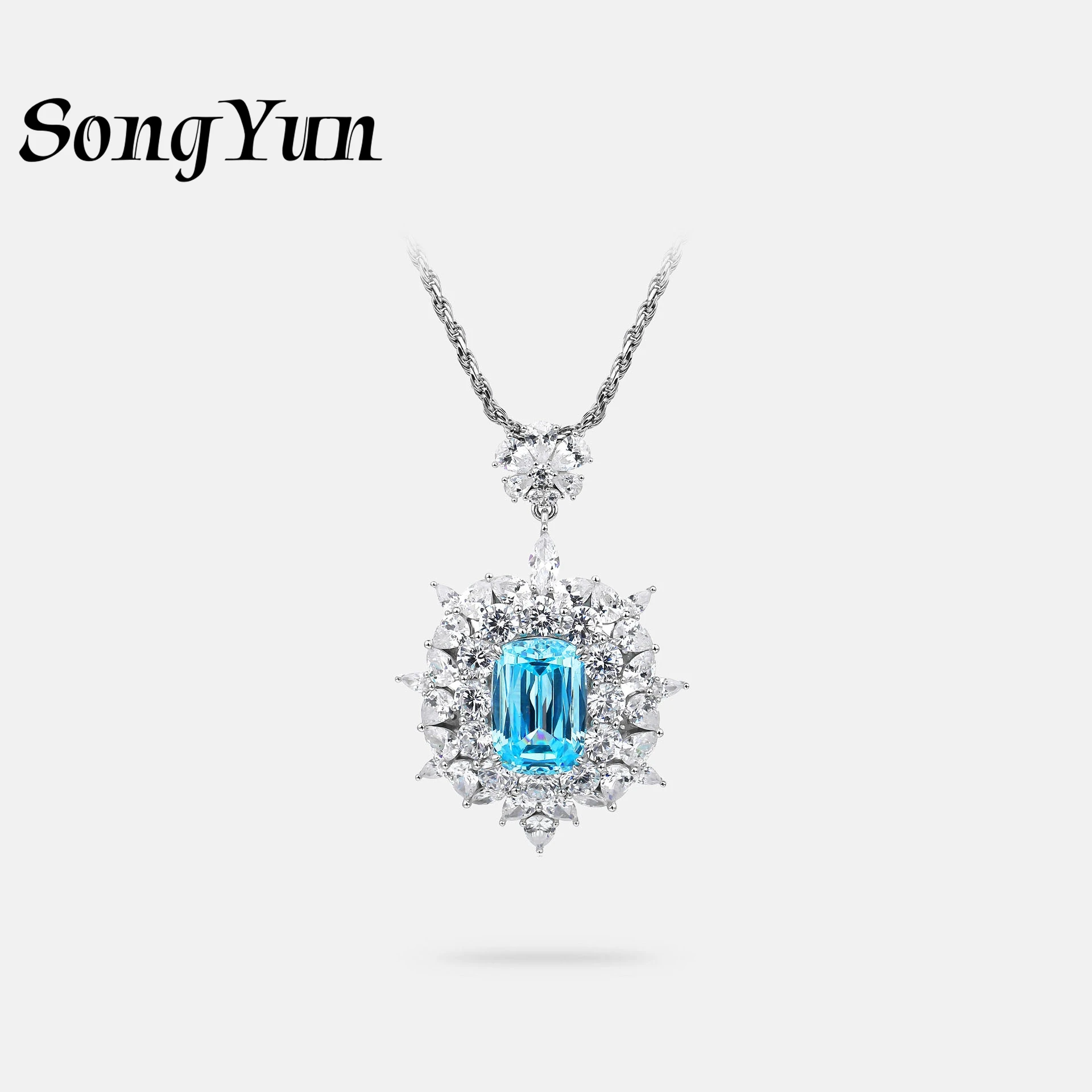 SongYun Jewelry 925 Sterling Silver Necklace 5A CZ Gemstones HCD Diamond Fine Anniversary 925 Sterling Silver Pendant Accessorie
SongYun Jewelry 925 Sterling Silver Necklace 5A CZ Gemstones HCD Diamond Fine Anniversary 925 Sterling Silver Pendant Accessorie