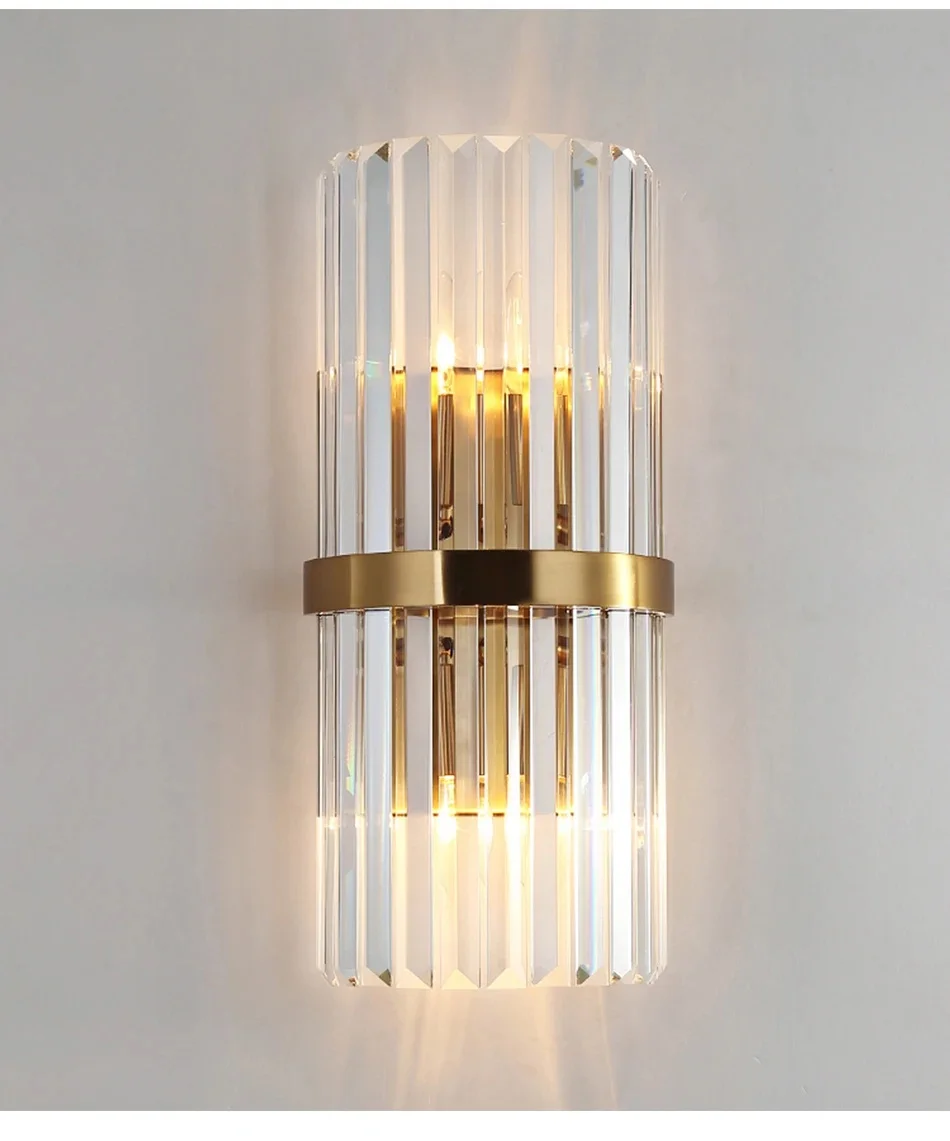 Luxury Crystal Wall Lamp Of Living Room Bedroom Led Home Decor Light Fixture Gold Stainless Steel Scones Modern Hallway Lighting
Luxury Crystal Wall Lamp Of Living Room Bedroom Led Home Decor Light Fixture Gold Stainless Steel Scones Modern Hallway Lighting