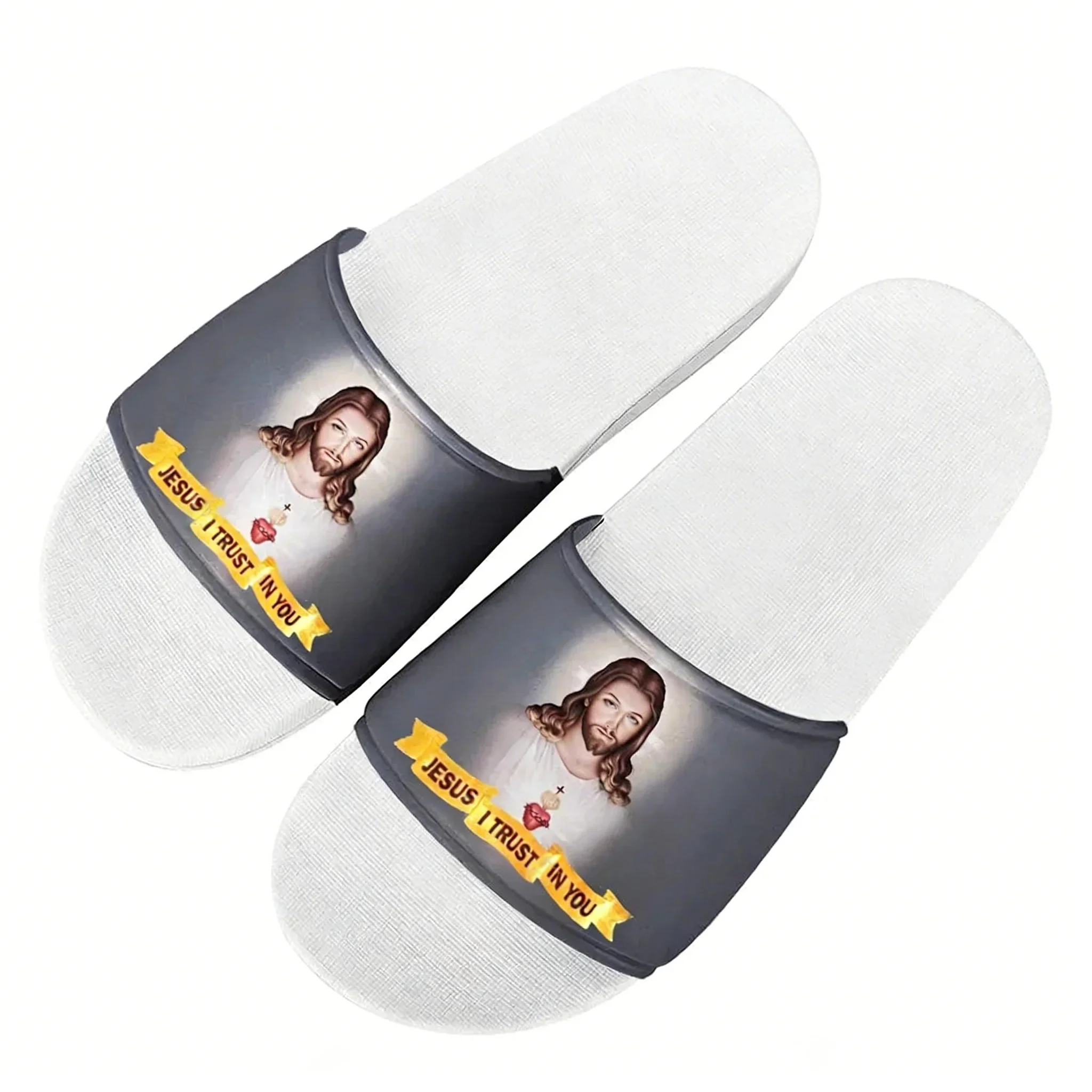 DIY Christian God Religion Jesus Printed Cross Slippers Home Water Shoes Mens Womens Summer Slipper Outdoor Shower Pool Sandals
DIY Christian God Religion Jesus Printed Cross Slippers Home Water Shoes Mens Womens Summer Slipper Outdoor Shower Pool Sandals