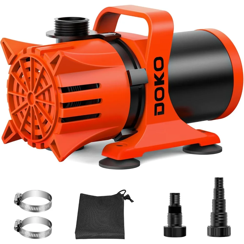 Погружной водяной насос 3100GPH, 180 ° Регулируемый насос для пруда с шнуром питания 20 футов, ультра тихий аквариумный насос мощностью 150 Вт для пруда, фонтана
Погружной водяной насос 3100GPH, 180 ° Регулируемый насос для пруда с шнуром питания 20 футов, ультра тихий аквариумный насос мощностью 150 Вт для пруда, фонтана