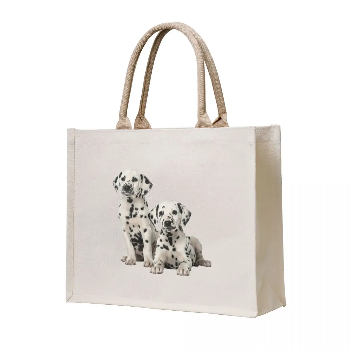 Two Cute Dalmatian puppies Tote Bag Canvas stote bag reusable grocery bags tote bag woman Large bags for women
Two Cute Dalmatian puppies Tote Bag Canvas stote bag reusable grocery bags tote bag woman Large bags for women