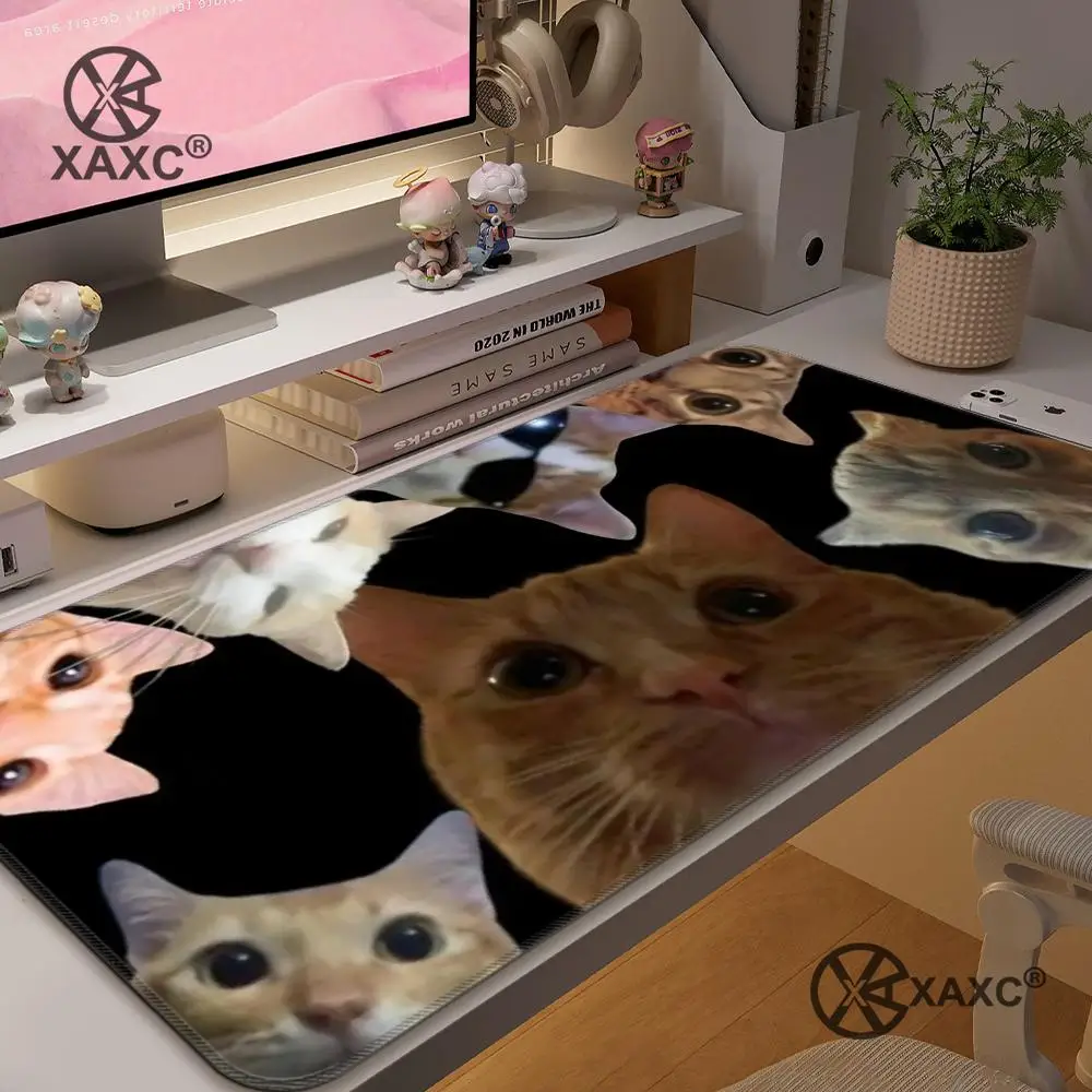 Funny Silly Cat Meme XAXC Mouse Pad large keyboard mouse desk pad non-slip rubber gaming mouse pad laptop mouse carpet
Funny Silly Cat Meme XAXC Mouse Pad large keyboard mouse desk pad non-slip rubber gaming mouse pad laptop mouse carpet